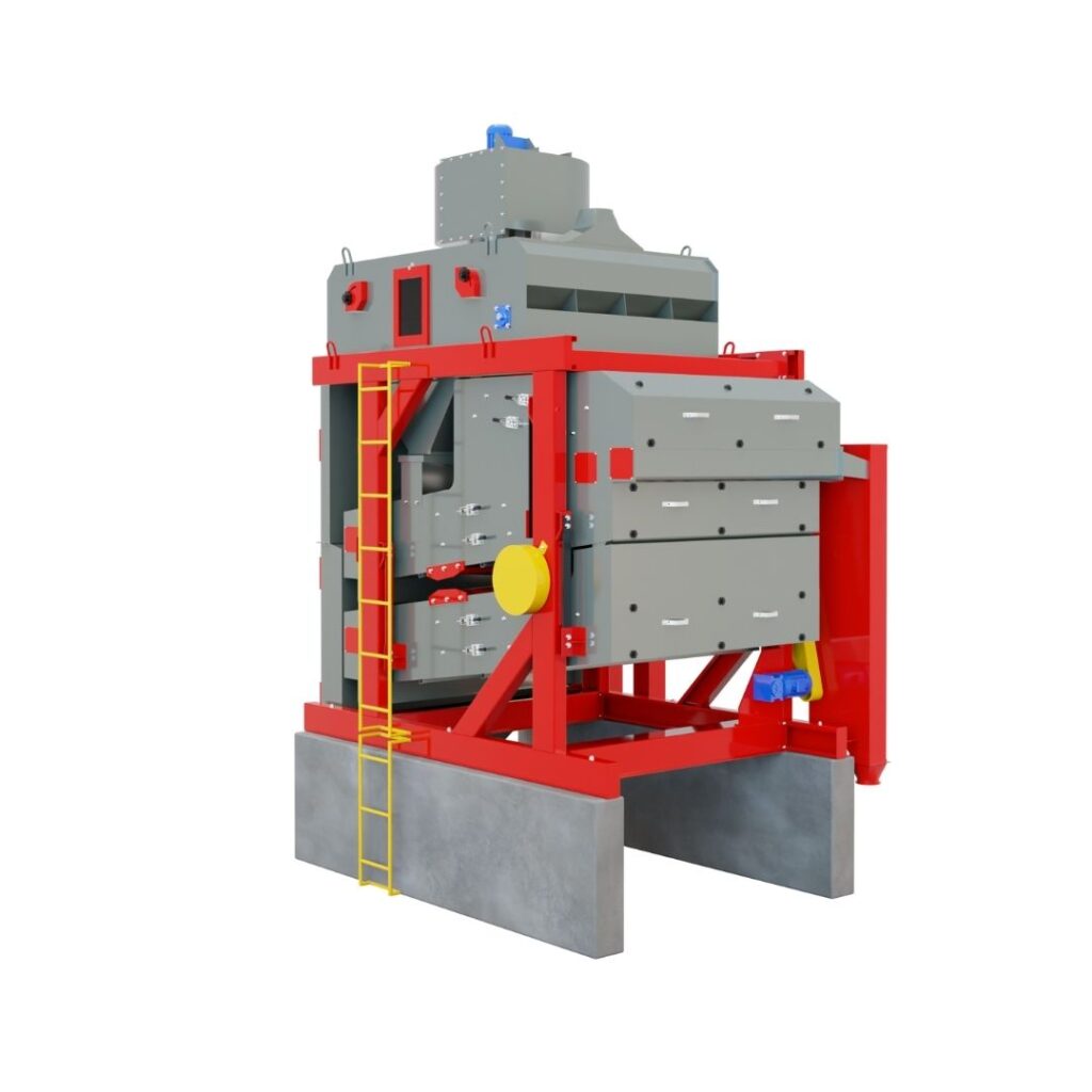 MAQUINA DE PRÉ-LIMPEZA INDUSTRIAL SILOMAX